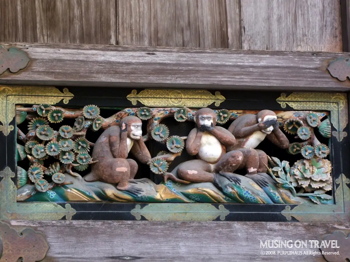 닛코산나이 도쇼구 산자루 원숭이